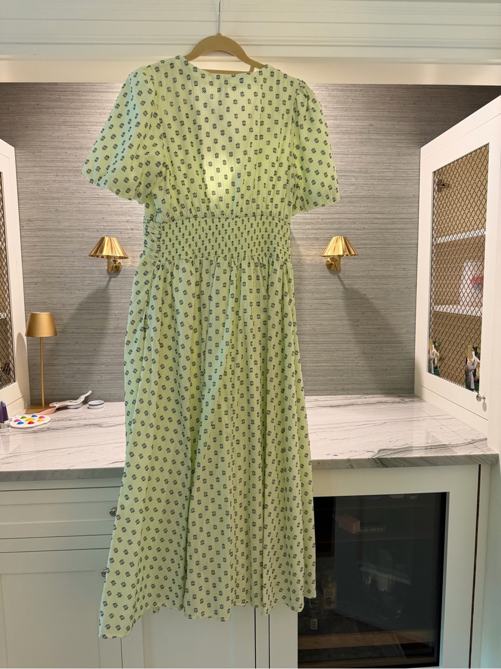 Anthropologie THE KATERINA BUTTON-FRONT DRESS: TEXTURED EDITION - Picture 3 of 4